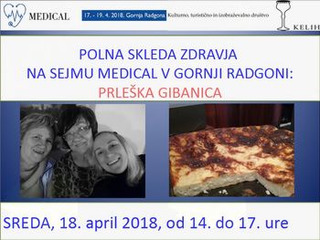 Prleška gibanica na sejmu MEDICAL