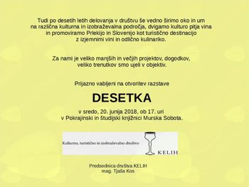 Otvoritev razstave DESETKA