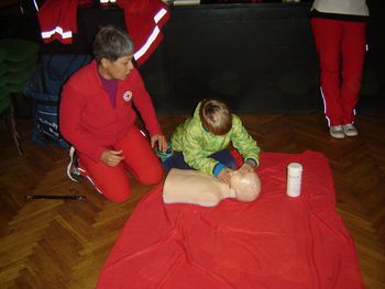 Vaje iz prve pomoči za občane