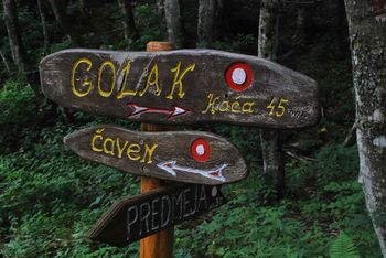 Mali Golak in Čaven