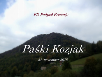 FOTOREPORTAŽA: Izlet PD Podpeč Preserje od Paškega Kozjaka do Dobrne  27. 11. 2016