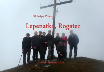 Fotoreportaža: PD na Lepenatki in Rogatcu 10. 11. 2019                        