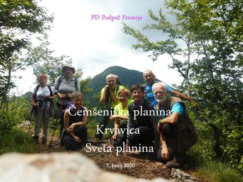 FOTOREPORTAŽA : PD iz Čemšeniške na Sveto planino 7.6.2020                        