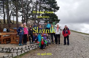 Mladi planinci na Slavniku 15.4.2023