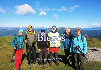 Planinci PD na Blegošu 29.9.2024