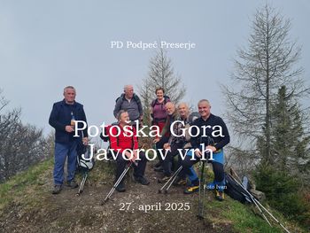 PD na Potoški gori in Javorovem vrhu 27.4.2025