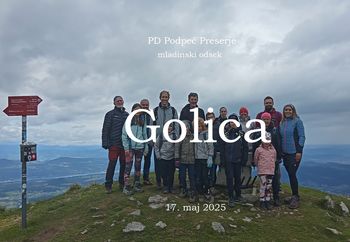 Mladi planinci na Golici 17.5.2025