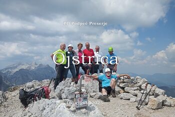 S planinskim društvom na Ojstrici 16.8.2025