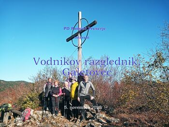 Veterani PD na Vodnikovem razgledniku in Galetovcu 5.11.2025