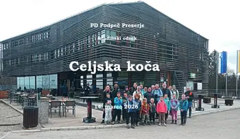 Mladi planinci PD na Celjski koči 14.3.2026