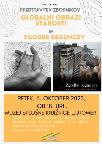 Predstavitev zbornikov Globalni obrazi starosti in zgodbe beguncev