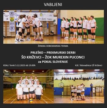 Ženska odbojkarska tekma - Prleško prekmurski derbi