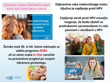 Odpravimo raka materničnega vratu – ključno je cepljenje proti HPV