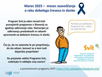 50-letniki so najtrši oreh: Program Svit poziva k večji odzivnosti