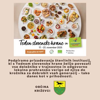 TEDEN SLOVENSKE HRANE V OBČINI KRIŽEVCI
