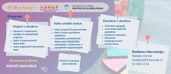 Brezplačna delavnica za učinkovito upravljanje društev