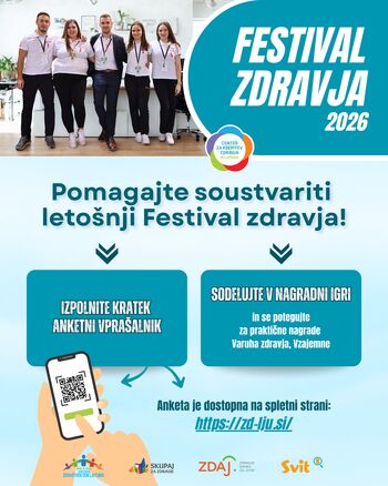Pomagajte soustvarjati letošnji Festival zdravja 