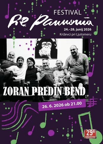 Festival Re-Pannonia 2026 - ZORAN PREDIN BEND