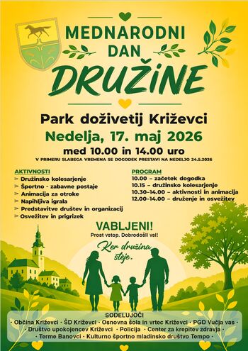 VABILO NA DOGODEK - MEDNARODNI DAN DRUŽINE, 17. MAJ 2026
