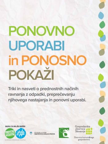 Na Evropski teden za zmanjševanje odpadkov opozorili z akcijo "Ponovno uporabo spremeni v navado"