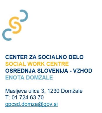 Na Centru za socialno delo Osrednja Slovenija vzhod, enota Domžale obvešča