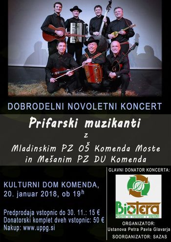 DOBRODELNI NOVOLETNI KONCERT S PRIFARSKIMI MUZIKANTI