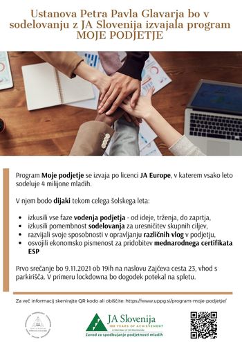 Uvodno srečanje v programu MOJE PODJETJE