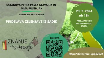 PRIDELAVA ZELENJAVE IZ SADIK