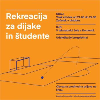 REKREACIJA ZA MLADINO