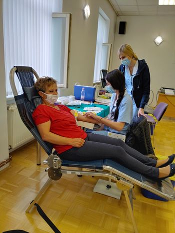 Uspešno izvedena krvodajalska akcija Uspešno izvedena krvodajalska akcija