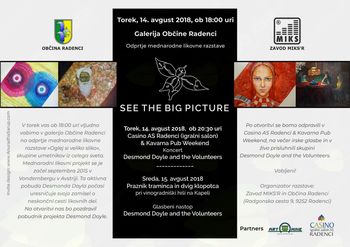 SEE THE BIG PICTURE - razstava in koncerti Desmond Doyle and the Volunteers