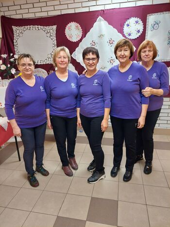 Ogled razstave ročnih del v Kisovcu Ogled razstave ročnih del v Kisovcu