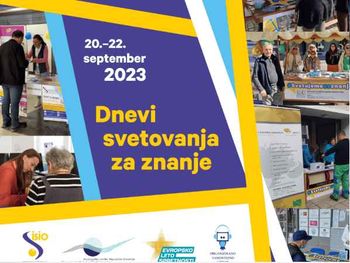 DIGITALNA ZNANJA ZA KVALITETNEJŠE ŽIVLJENJE: Promocijska delavnica - svetujemo za znanje