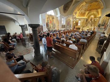 Prosili in molili smo za zdravje mladega skavta Otona pa tudi za zdravje in notranji mir v celotni skupnosti