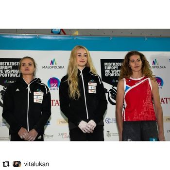 Vita Lukan Evropska vice prvakinja v športnem plezanju