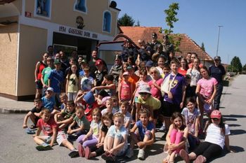 Mladi gasilci v taboru GZ Gorišnica