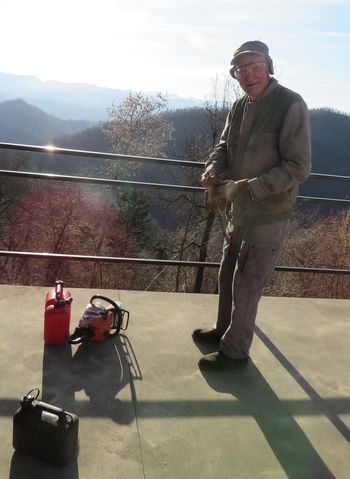 Delovna akcija v Planinskem domu pod Ježo, 15. 2. 2020