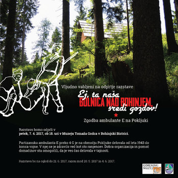OBČASNA RAZSTAVA: Ej, ta naša bolnica nad Bohinjem, sredi gozdov!