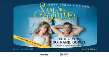 Melani Mekicar in Žan Papič - Sam prjatla