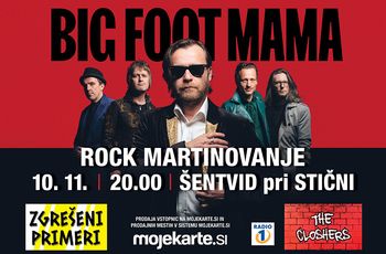 Začutite ritme za dober namen: Rock Martinovanje v Šentvidu pri Stični z Big Foot Mamo 