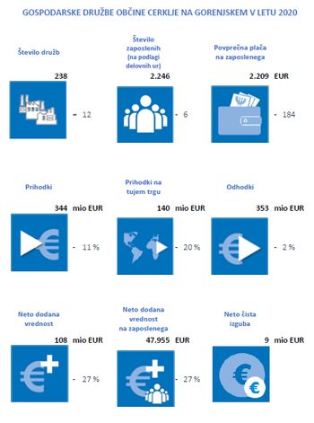 POSLOVANJE POSLOVNIH SUBJEKTOV V OBČINI CERKLJE NA GORENJSKEM V LETU 2020