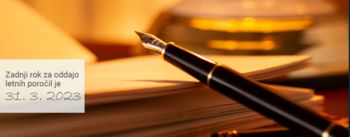 Pravočasno predložite letno poročilo Pravočasno predložite letno poročilo
