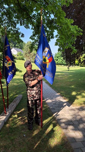 Usposabljanje praporščakov in zastavonoš v dvorcu Bukovje