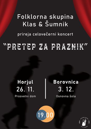 Letni koncert Folklorne skupine Klas in Folklorne Skupine Šumnik