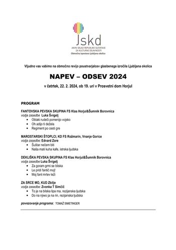NAPEV - ODSEV 2024