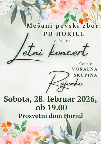 Letni koncert MePZ PD Horjul