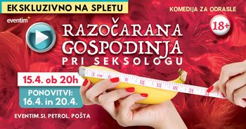 komedija Razočarana gospodinja pri seksologu