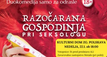 Komedija za odrasle: RAZOČARANA GOSPODINJA PRI SEKSOLOGU