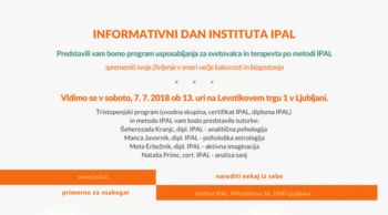 Informativni dan Instituta IPAL