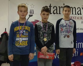 Zlato in bron za šahiste OŠ Preddvor na Medobčinskem prvenstvu osnovnih šol v šahu